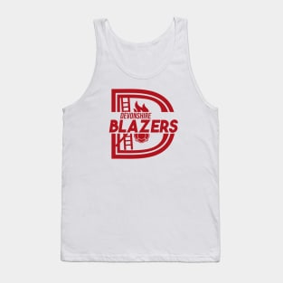 Name Thru Logo - Blazers 1 Tank Top